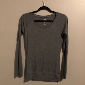 Grey long sleeve T-shirt